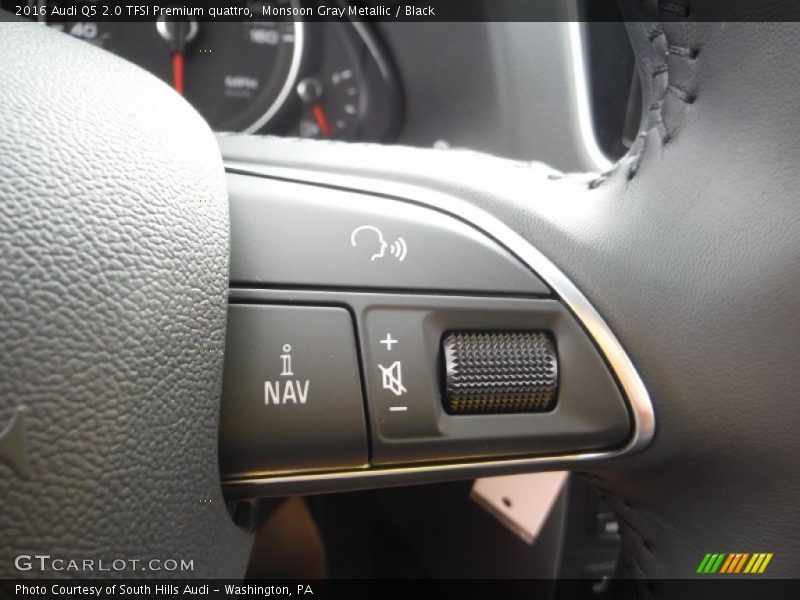 Monsoon Gray Metallic / Black 2016 Audi Q5 2.0 TFSI Premium quattro
