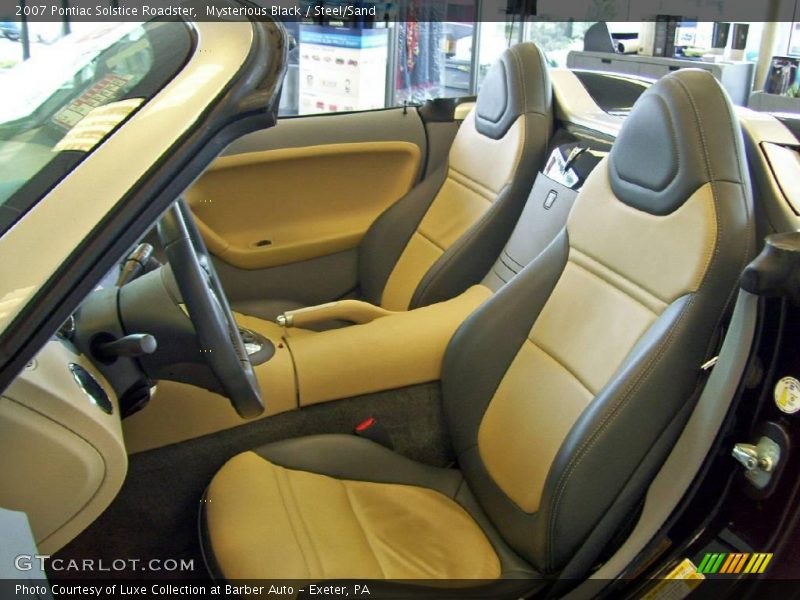 Mysterious Black / Steel/Sand 2007 Pontiac Solstice Roadster