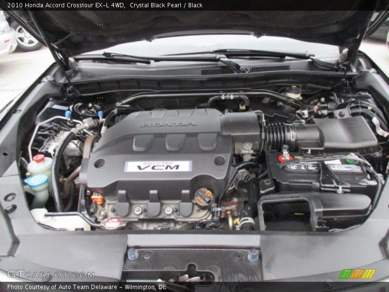 Crystal Black Pearl / Black 2010 Honda Accord Crosstour EX-L 4WD