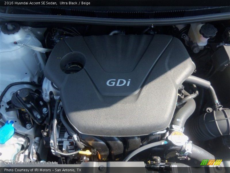 Ultra Black / Beige 2016 Hyundai Accent SE Sedan