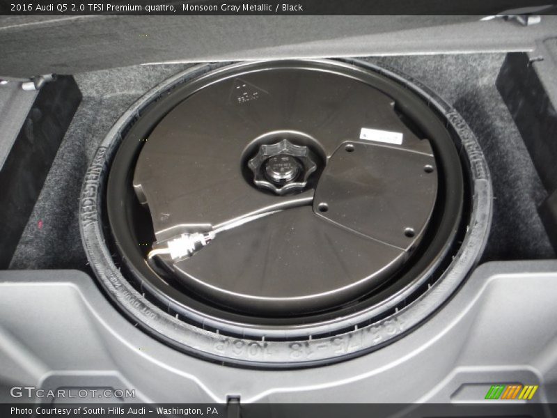 Monsoon Gray Metallic / Black 2016 Audi Q5 2.0 TFSI Premium quattro
