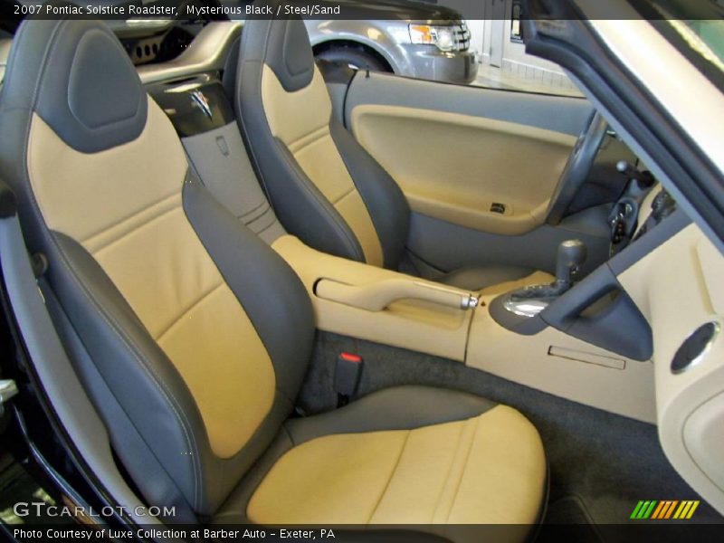 Mysterious Black / Steel/Sand 2007 Pontiac Solstice Roadster