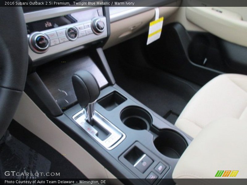 Twilight Blue Metallic / Warm Ivory 2016 Subaru Outback 2.5i Premium