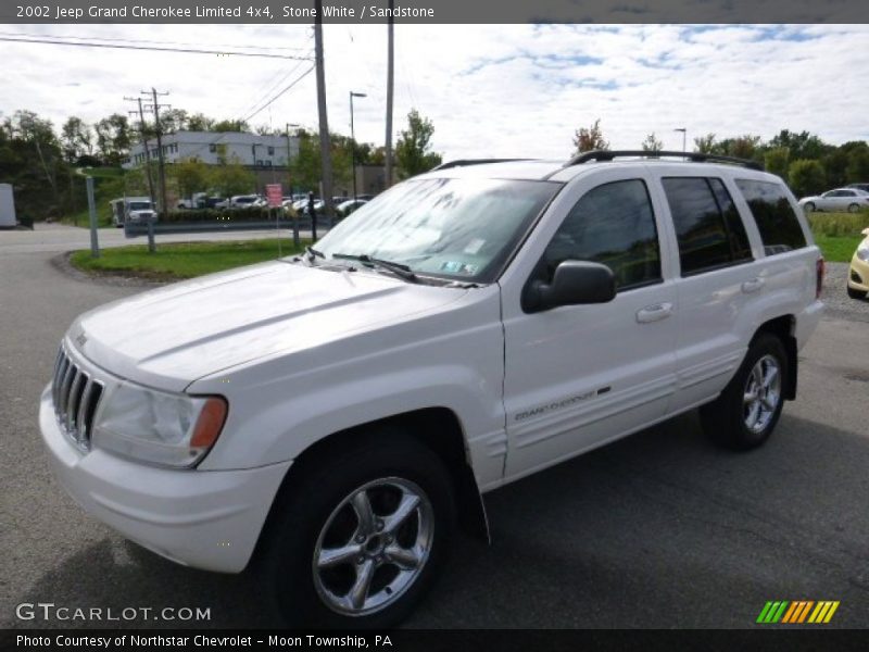 Stone White / Sandstone 2002 Jeep Grand Cherokee Limited 4x4