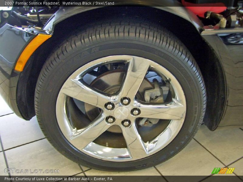 Mysterious Black / Steel/Sand 2007 Pontiac Solstice Roadster