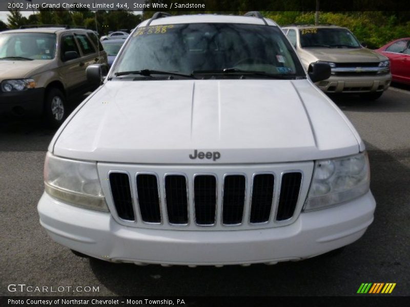 Stone White / Sandstone 2002 Jeep Grand Cherokee Limited 4x4