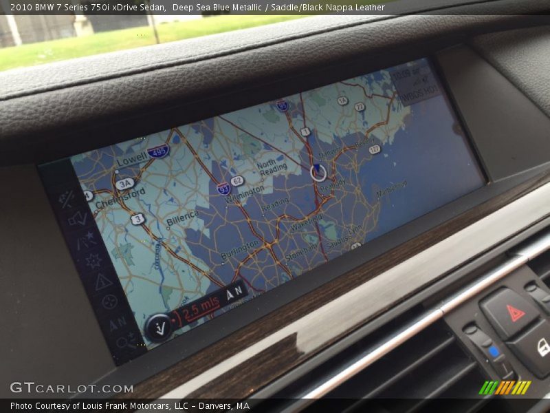 Deep Sea Blue Metallic / Saddle/Black Nappa Leather 2010 BMW 7 Series 750i xDrive Sedan