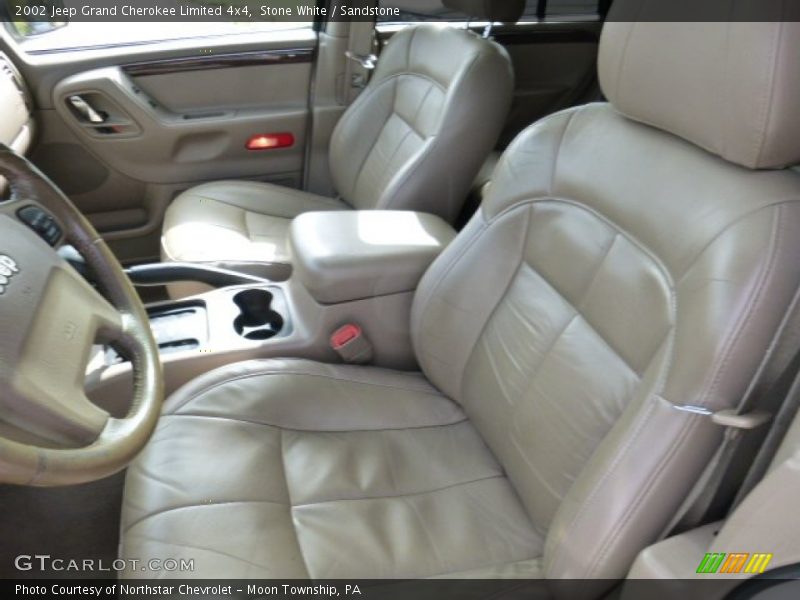 Stone White / Sandstone 2002 Jeep Grand Cherokee Limited 4x4
