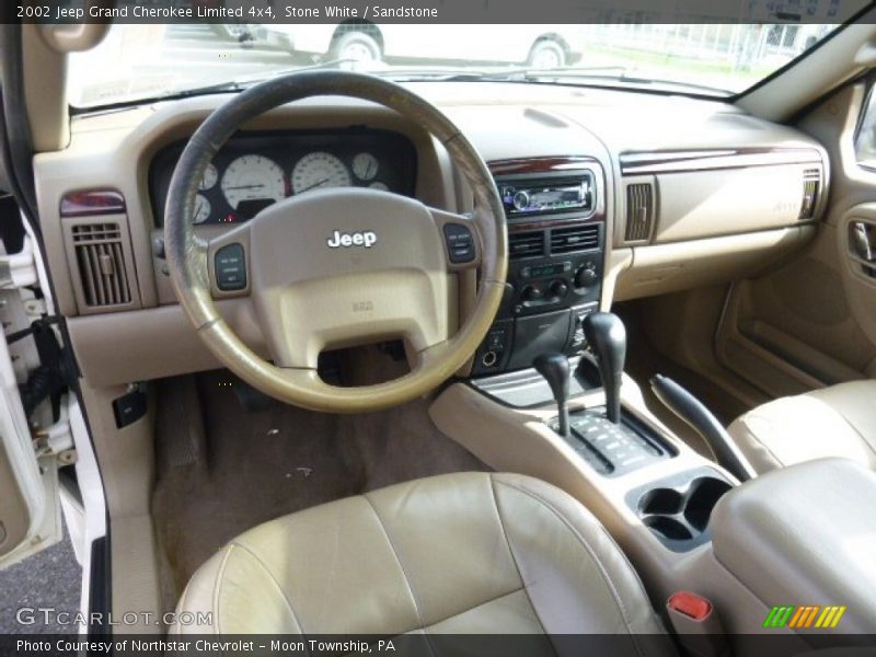  2002 Grand Cherokee Limited 4x4 Sandstone Interior