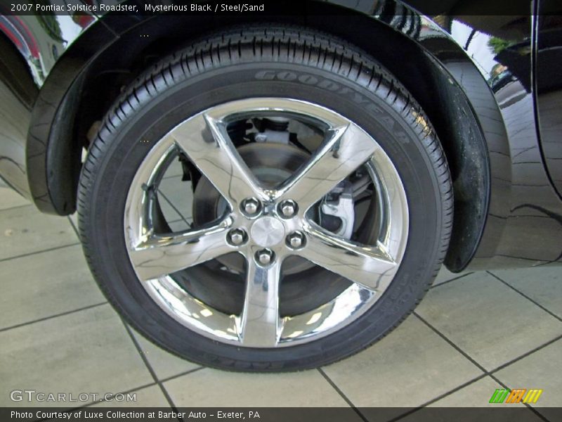 Mysterious Black / Steel/Sand 2007 Pontiac Solstice Roadster
