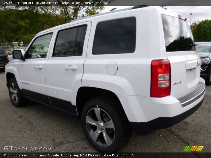 Bright White / Dark Slate Gray 2016 Jeep Patriot High Altitude 4x4