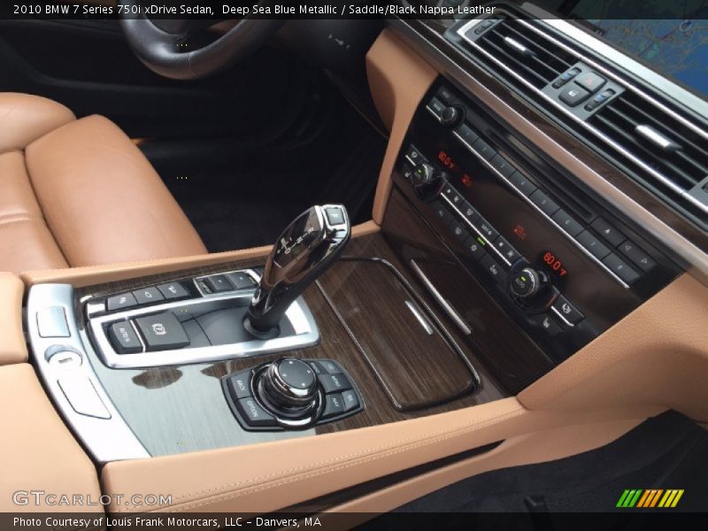 Deep Sea Blue Metallic / Saddle/Black Nappa Leather 2010 BMW 7 Series 750i xDrive Sedan