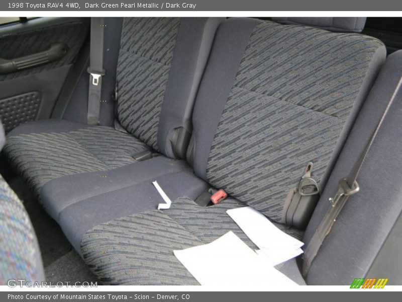 Dark Green Pearl Metallic / Dark Gray 1998 Toyota RAV4 4WD