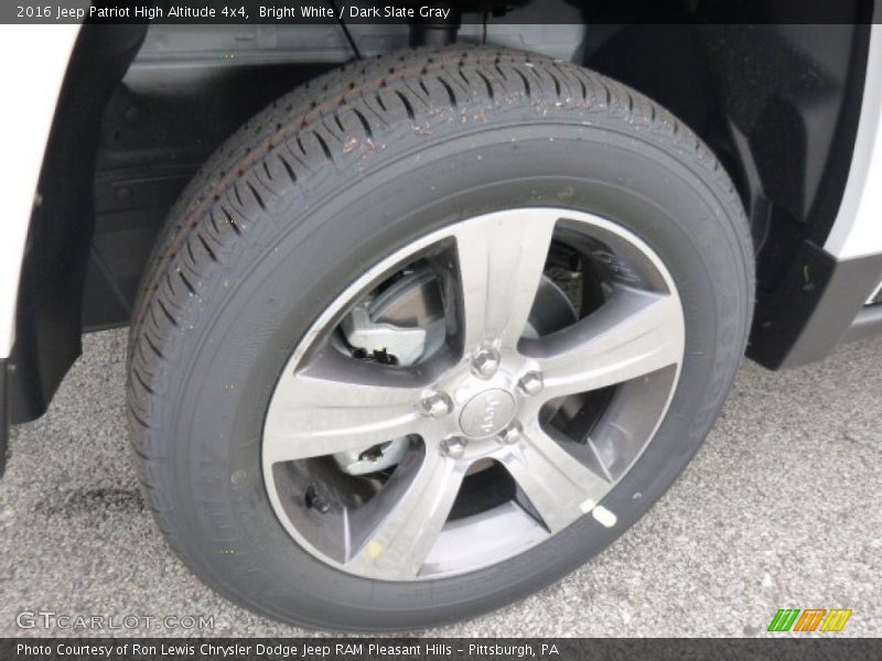 Bright White / Dark Slate Gray 2016 Jeep Patriot High Altitude 4x4