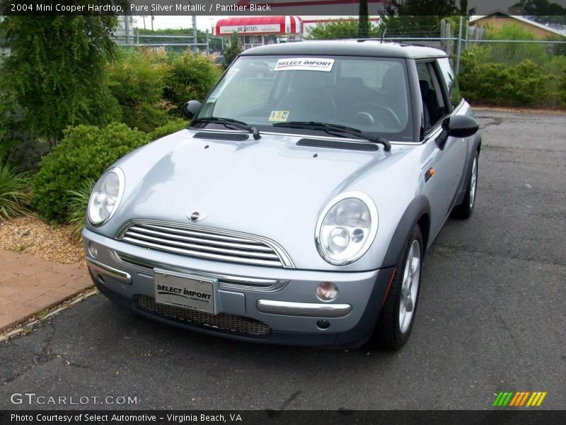 Pure Silver Metallic / Panther Black 2004 Mini Cooper Hardtop