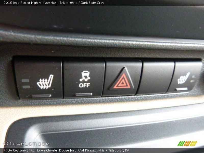 Bright White / Dark Slate Gray 2016 Jeep Patriot High Altitude 4x4