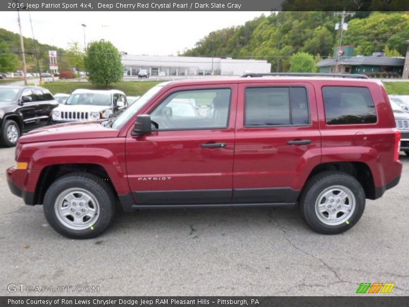 Deep Cherry Red Crystal Pearl / Dark Slate Gray 2016 Jeep Patriot Sport 4x4