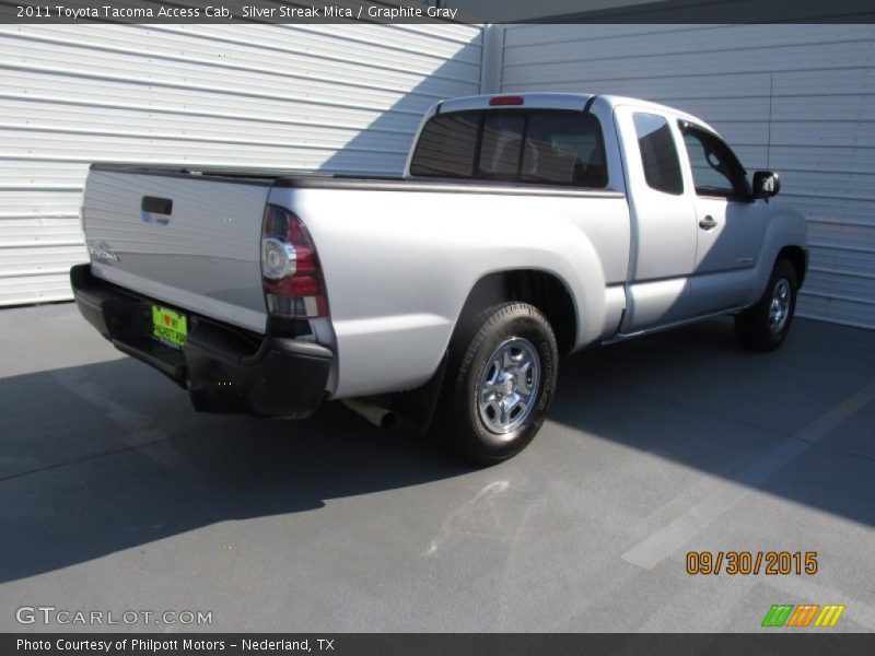 Silver Streak Mica / Graphite Gray 2011 Toyota Tacoma Access Cab