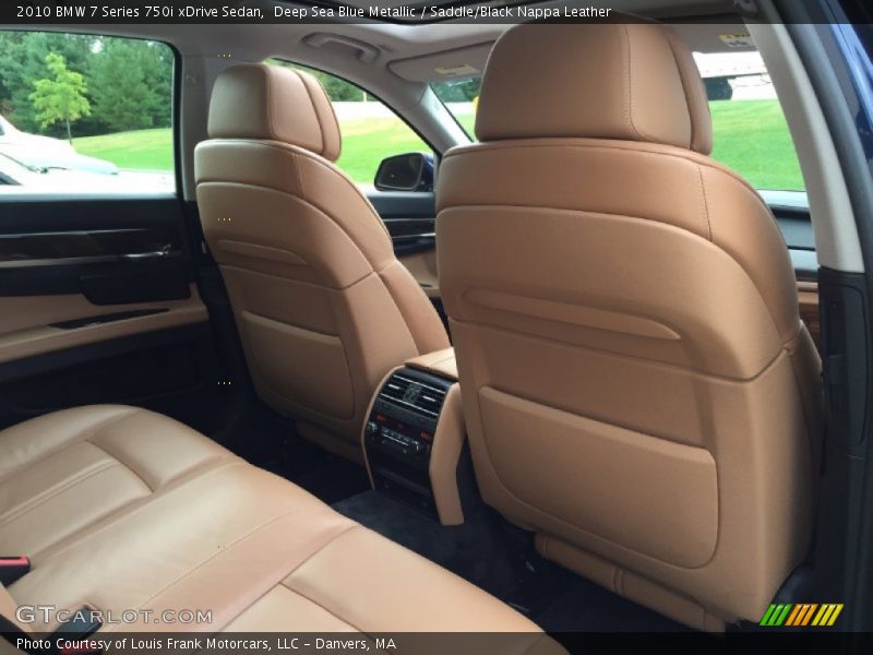 Deep Sea Blue Metallic / Saddle/Black Nappa Leather 2010 BMW 7 Series 750i xDrive Sedan