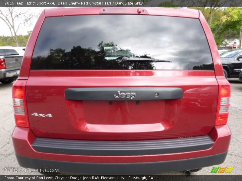 Deep Cherry Red Crystal Pearl / Dark Slate Gray 2016 Jeep Patriot Sport 4x4