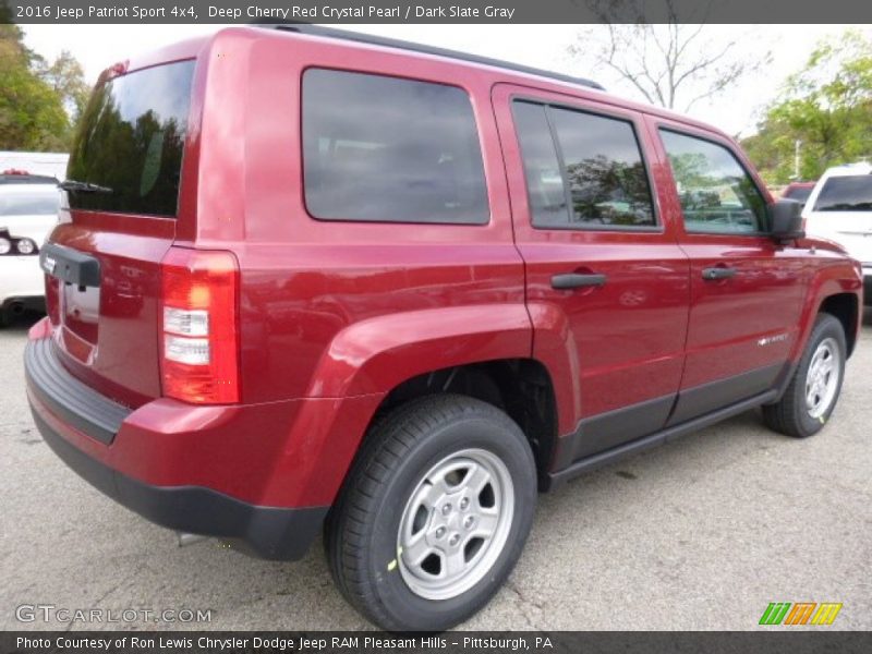 Deep Cherry Red Crystal Pearl / Dark Slate Gray 2016 Jeep Patriot Sport 4x4
