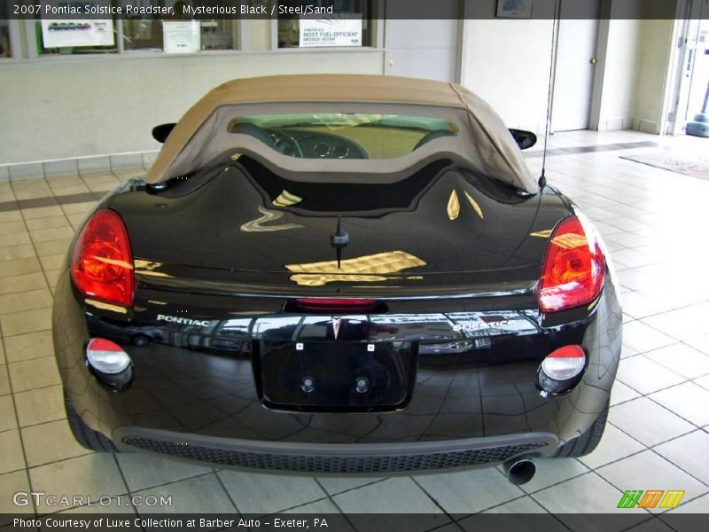 Mysterious Black / Steel/Sand 2007 Pontiac Solstice Roadster