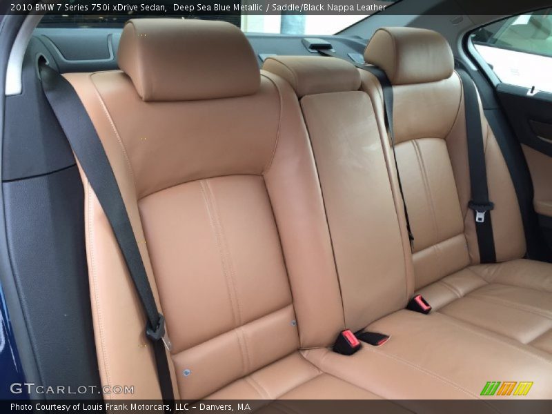 Deep Sea Blue Metallic / Saddle/Black Nappa Leather 2010 BMW 7 Series 750i xDrive Sedan