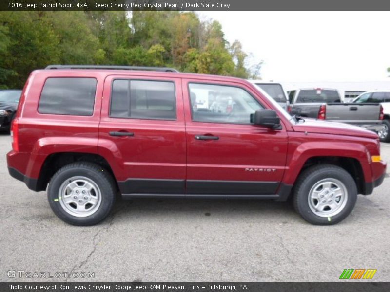 Deep Cherry Red Crystal Pearl / Dark Slate Gray 2016 Jeep Patriot Sport 4x4