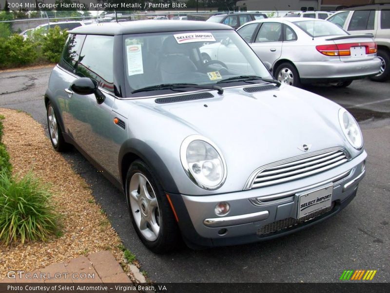 Pure Silver Metallic / Panther Black 2004 Mini Cooper Hardtop