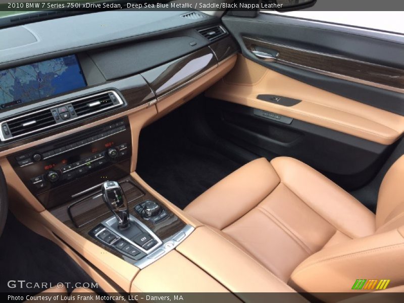 Deep Sea Blue Metallic / Saddle/Black Nappa Leather 2010 BMW 7 Series 750i xDrive Sedan