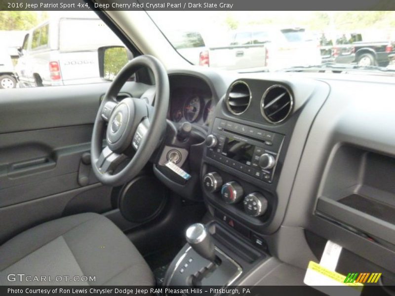 Deep Cherry Red Crystal Pearl / Dark Slate Gray 2016 Jeep Patriot Sport 4x4
