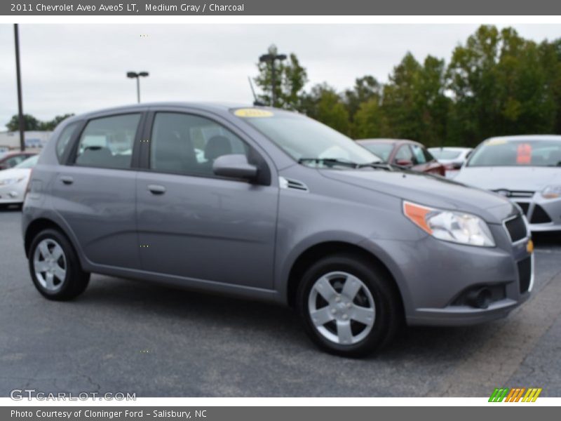 Medium Gray / Charcoal 2011 Chevrolet Aveo Aveo5 LT