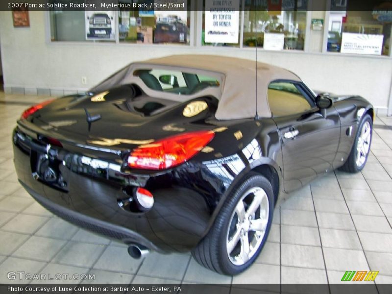 Mysterious Black / Steel/Sand 2007 Pontiac Solstice Roadster