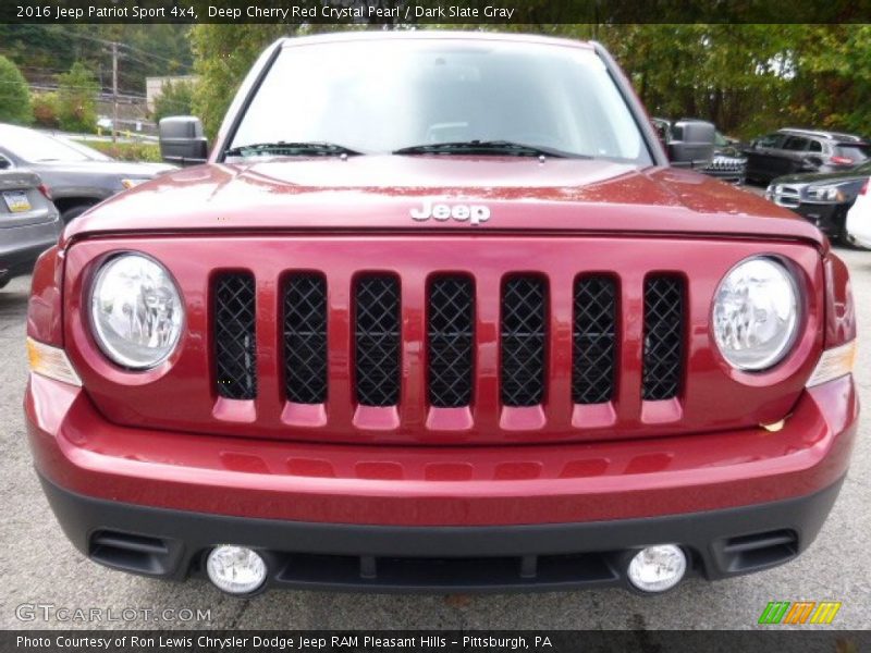 Deep Cherry Red Crystal Pearl / Dark Slate Gray 2016 Jeep Patriot Sport 4x4