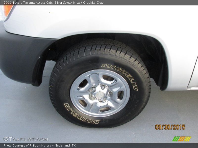 Silver Streak Mica / Graphite Gray 2011 Toyota Tacoma Access Cab