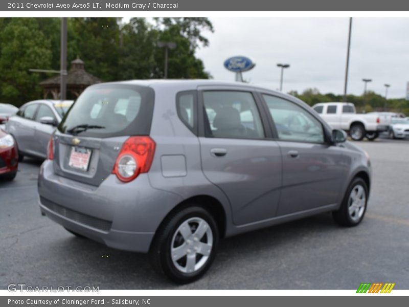 Medium Gray / Charcoal 2011 Chevrolet Aveo Aveo5 LT