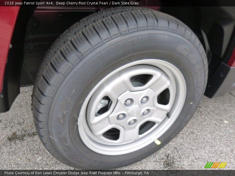 Deep Cherry Red Crystal Pearl / Dark Slate Gray 2016 Jeep Patriot Sport 4x4