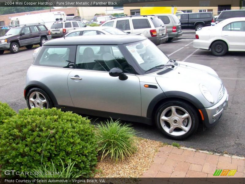 Pure Silver Metallic / Panther Black 2004 Mini Cooper Hardtop