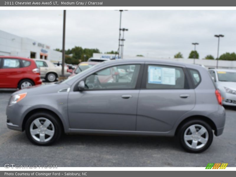 Medium Gray / Charcoal 2011 Chevrolet Aveo Aveo5 LT