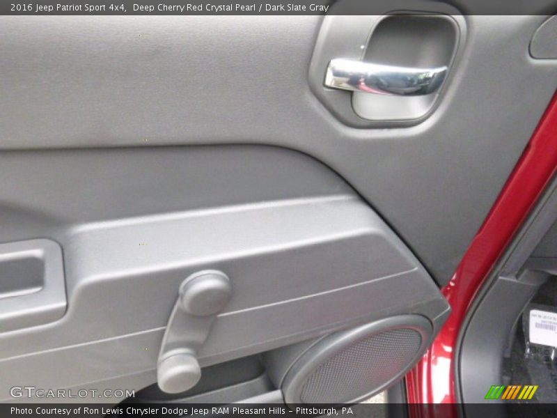Deep Cherry Red Crystal Pearl / Dark Slate Gray 2016 Jeep Patriot Sport 4x4