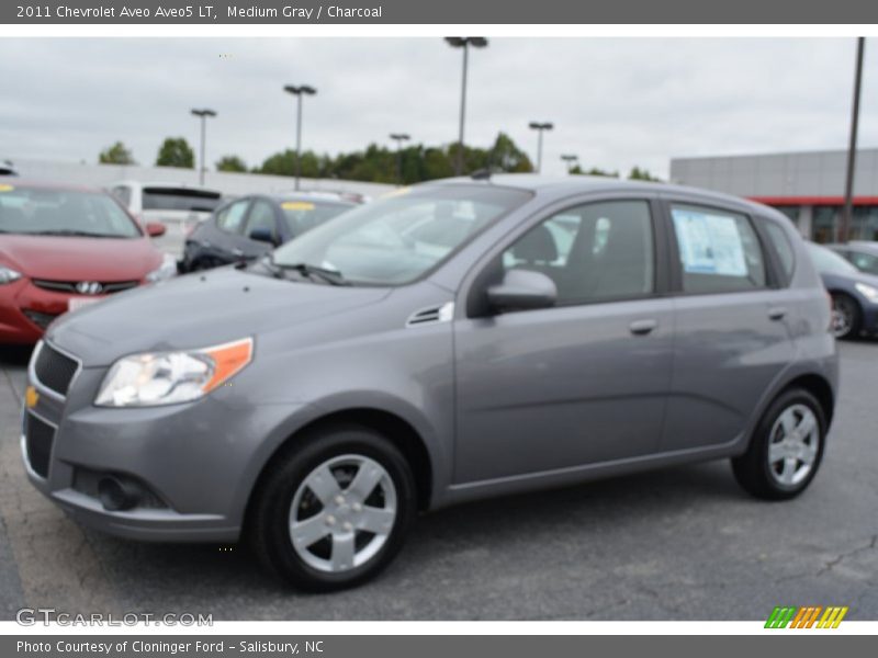 Medium Gray / Charcoal 2011 Chevrolet Aveo Aveo5 LT