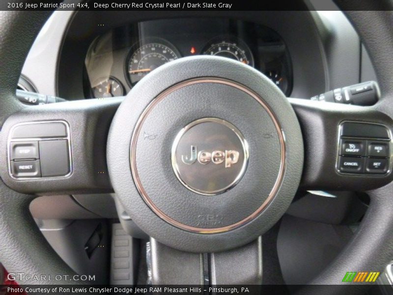 Deep Cherry Red Crystal Pearl / Dark Slate Gray 2016 Jeep Patriot Sport 4x4