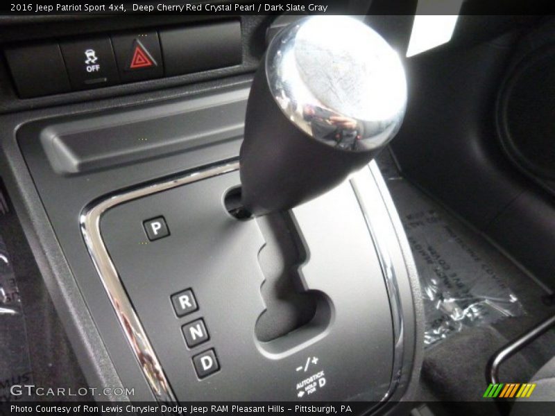 Deep Cherry Red Crystal Pearl / Dark Slate Gray 2016 Jeep Patriot Sport 4x4