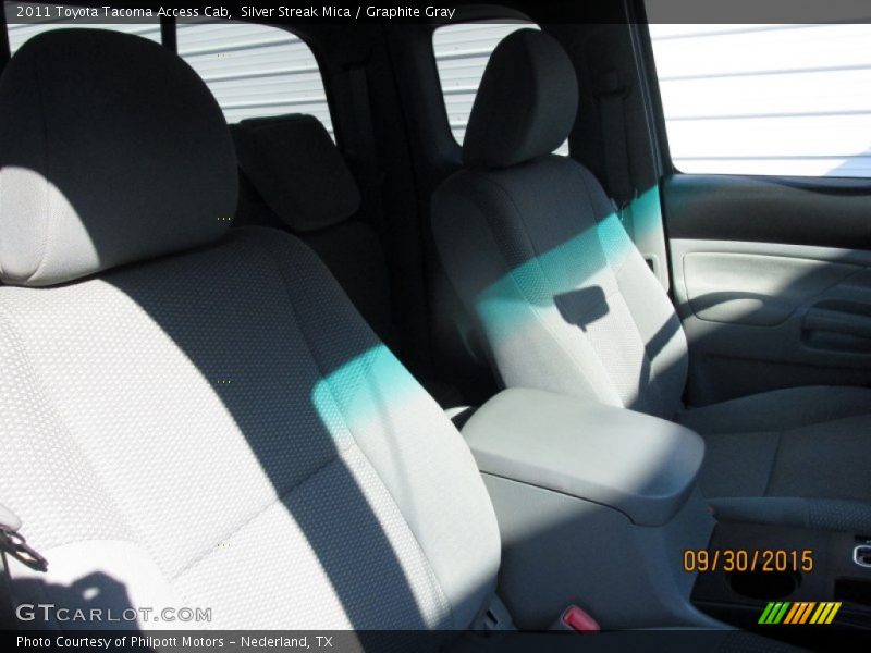 Silver Streak Mica / Graphite Gray 2011 Toyota Tacoma Access Cab