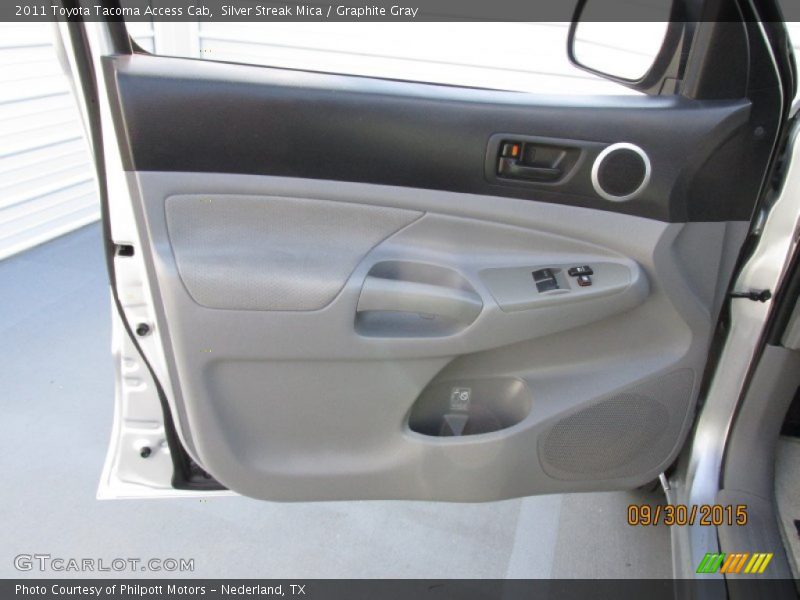 Silver Streak Mica / Graphite Gray 2011 Toyota Tacoma Access Cab