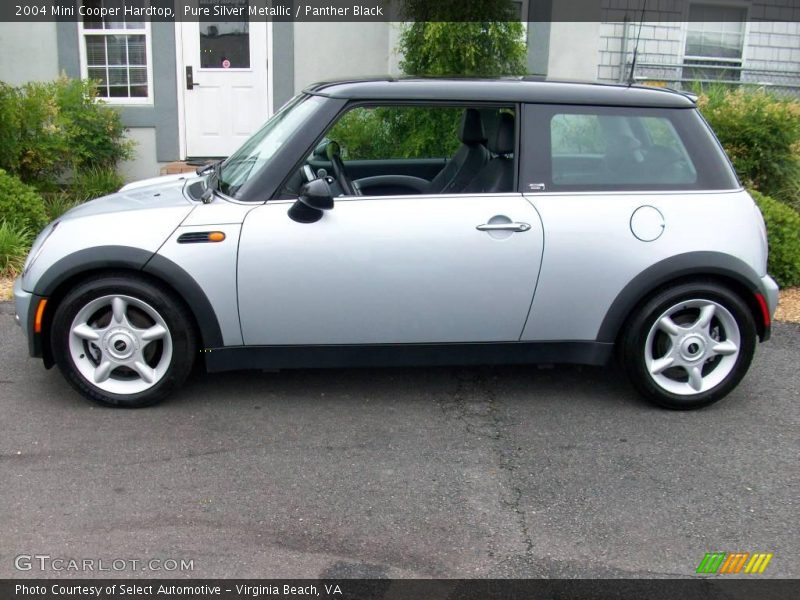 Pure Silver Metallic / Panther Black 2004 Mini Cooper Hardtop