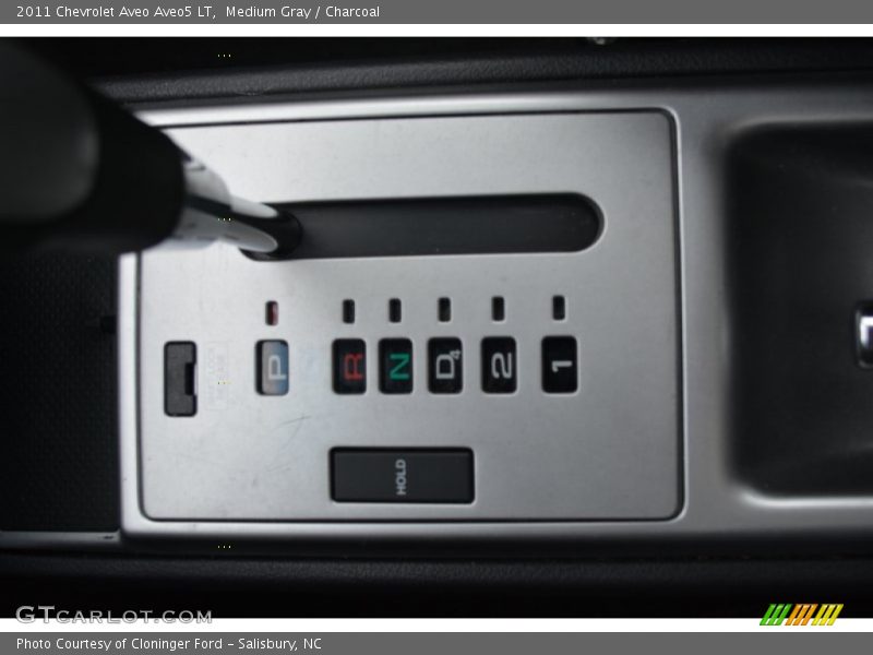 Medium Gray / Charcoal 2011 Chevrolet Aveo Aveo5 LT