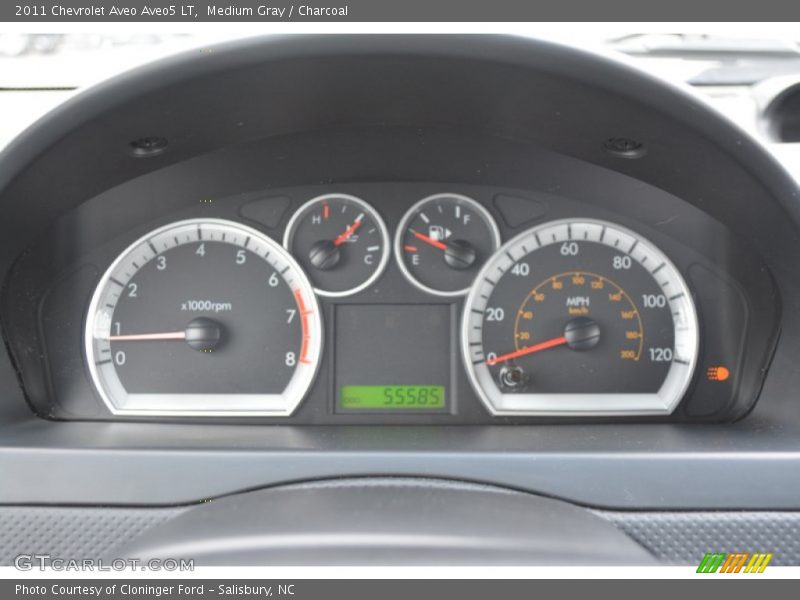 Medium Gray / Charcoal 2011 Chevrolet Aveo Aveo5 LT