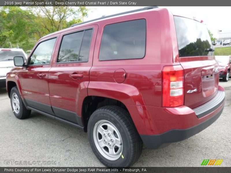 Deep Cherry Red Crystal Pearl / Dark Slate Gray 2016 Jeep Patriot Sport 4x4