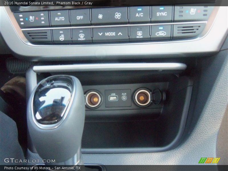 Phantom Black / Gray 2016 Hyundai Sonata Limited